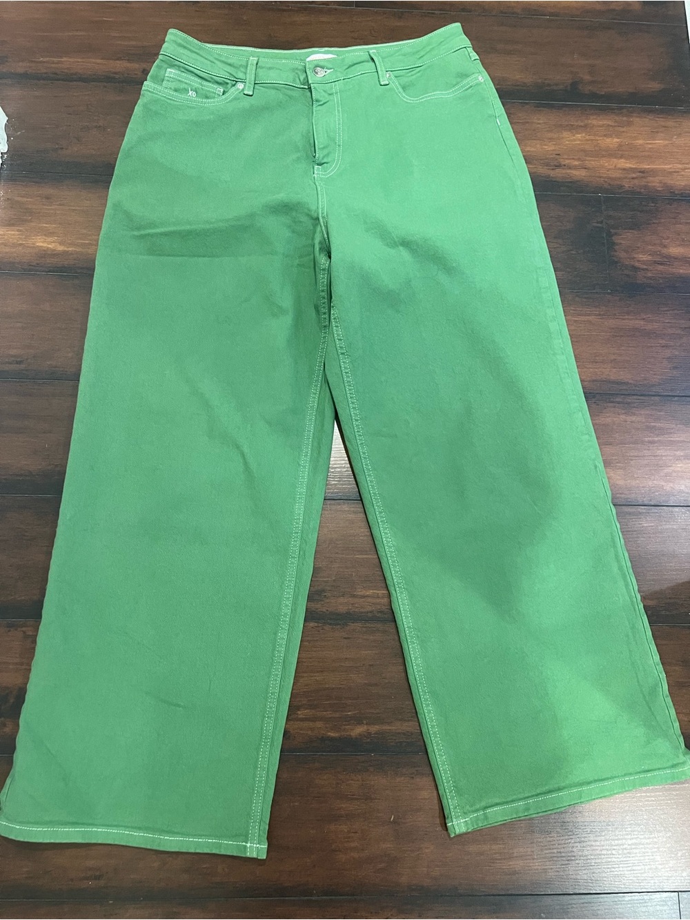 Frances Valentine Wide-Leg Cotton Jeans